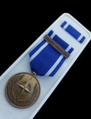 Nato Madalyası (Yugoslavya-Kosova-Makedonya Hizmetleri) Orjinal Kutusunda