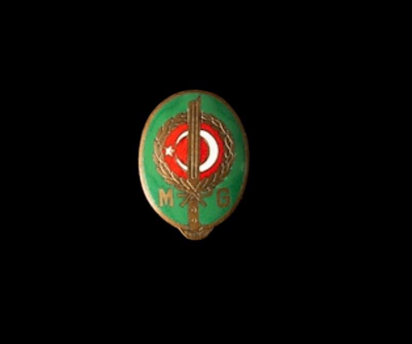 2x1.5 cm. Muharip Gazi Sb. Rozet (Nadir Ürün)