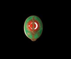 2x1.5 cm. Muharip Gazi Sb. Rozet (Nadir Ürün)