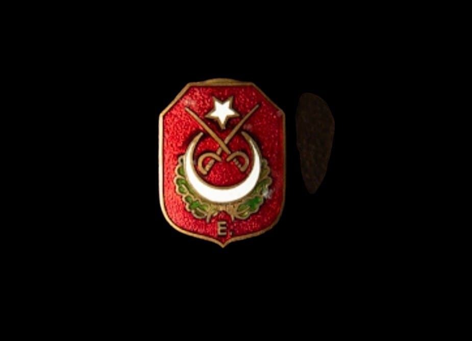 2x1.5 cm. Muharip Gazi Sb. Rozet-2 (Nadir  Ürün)