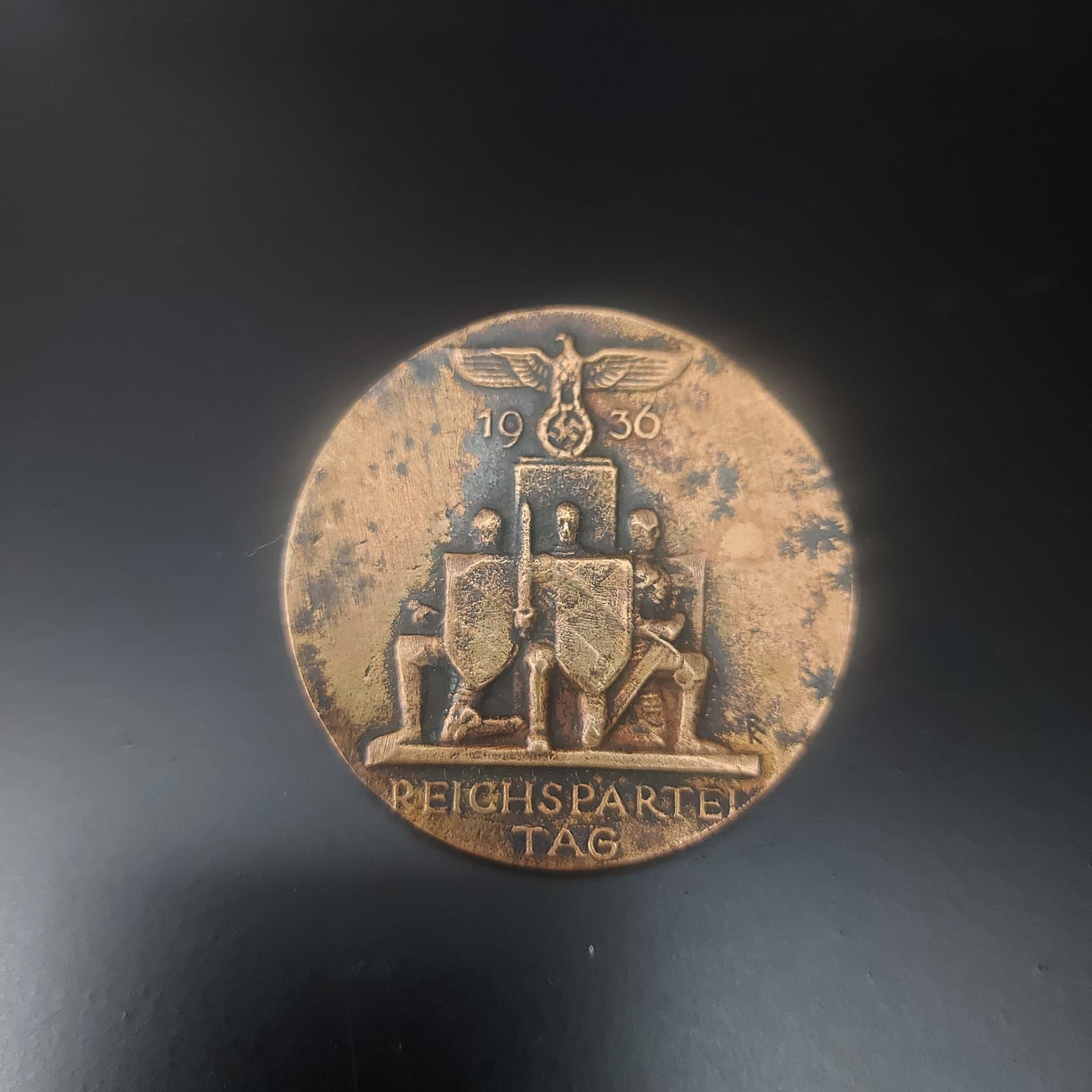 1936 Alman Metal Rozet Modeli