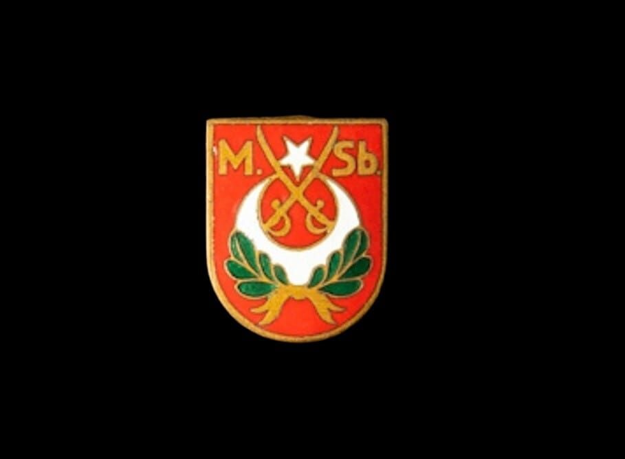 2x1.5 cm. Muharip Gazi Sb. Rozet-3 (Nadir Ürün)