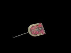 1.9x1.5 cm. Harp Akademileri Mineli Rozet