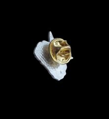 1.5x1.5 cm. Hava Harp Okulu Kabartma İşçilikli Metal Rozet