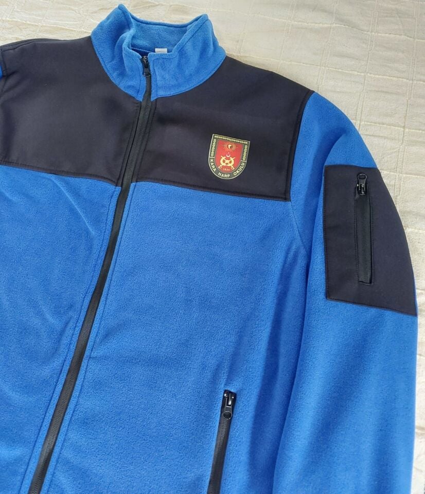 Kara Harp Okulu Mavi Polar Mont Unisex (L Beden)