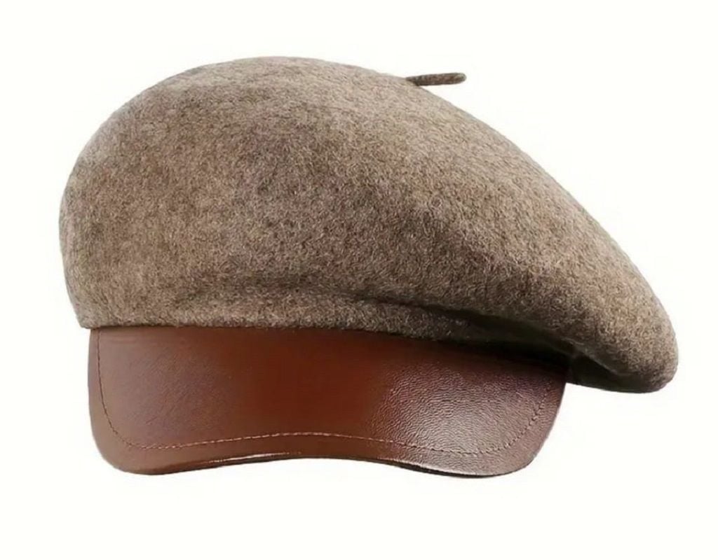 Kaşe Kumaş Şapka-Bere Modeli Unisex (55-59 Numara)
