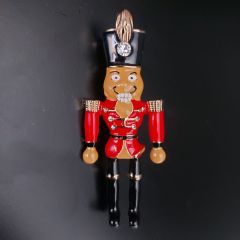6,5x2,5 cm. UK Nutcracker Broş