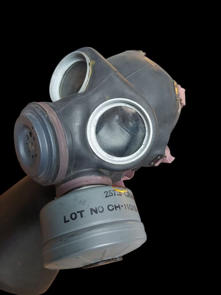 1943 US M45 Gaz Maskesi+60 mm Filitre