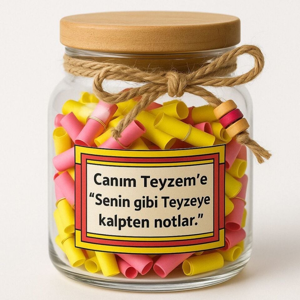 Kişiselleştirilmiş Kavanozlar (Siz Talep Edin Biz Hazırlayalım)