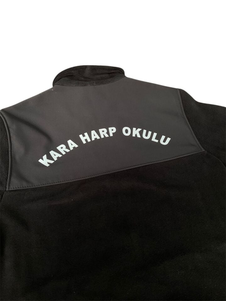 Kara Harp Okulu Siyah Polar Mont Unisex (S Beden)