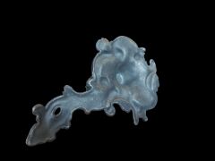 19x11.5x8 cm. Zin Madenden Dönem Şinanay Mumluk