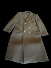 Türk Ordusu Yün Kaput Sb.(Apoletli) (48-B-D/M-L Beden) Sıfır Ürün (Bel ve Yırtmaç Düğmeli Model)