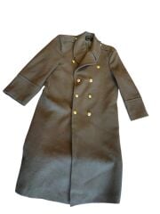 Türk Ordusu Yün Kaput  Sb. (Apoletli) (48-B/ M-L Beden) Sıfır Ürün (Arka Kısmı Düz Model)