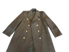 Türk Ordusu Yün Kaput  Sb. (Apoletli) (48-B/ M-L Beden) Sıfır Ürün (Arka Kısmı Düz Model)