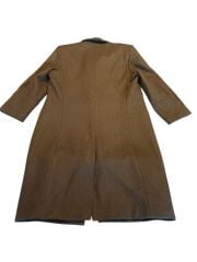 Türk Ordusu Yün Kaput  Sb. (Apoletli) (48-B/ M-L Beden) Sıfır Ürün (Arka Kısmı Düz Model)