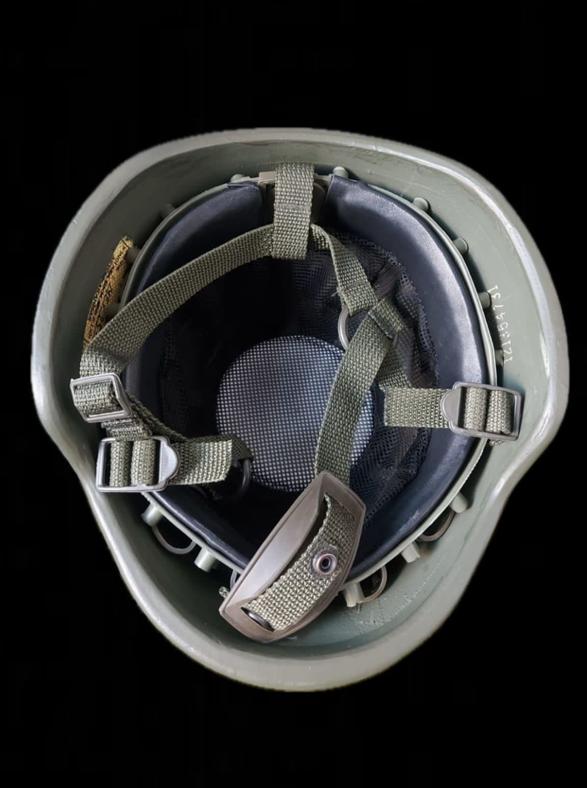 Balistik Miğfer Haki Yeşil Tonda (L Beden) (Koruma Seviyesi IIIA) Sıfır Ayarında