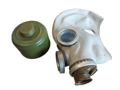 Rus GP-5M Gri Renk Gaz Maskesi (Kullanılmış İyi Kondisyonda)+ Gost Filitre (Sıfır Ürün)