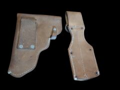 Taba Renk Vaketa Deri 7.65 T. Kılıfı+ G3 K. Kılıfı Lotu (Orjinal Ürün)