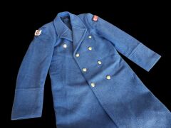 Gök Mavi Renk Hava Kuvvetleri Özel Onur Kıt'ası Yün Kaput (M-L Beden)