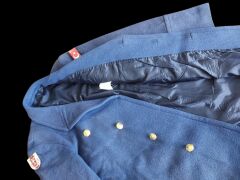 Gök Mavi Renk Hava Kuvvetleri Özel Onur Kıt'ası Yün Kaput (M-L Beden)