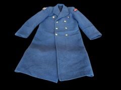 Gök Mavi Renk Hava Kuvvetleri Özel Onur Kıt'ası Yün Kaput (M-L Beden)