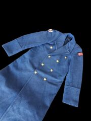 Gök Mavi Renk Hava Kuvvetleri Özel Onur Kıt'ası Yün Kaput (M-L Beden)