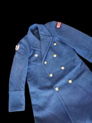 Gök Mavi Renk Hava Kuvvetleri Özel Onur Kıt'ası Yün Kaput (M-L Beden)