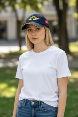 Lacivert Renk Jnd. Havacılık Nakış Şapka  (Ayarlanabilir) Sıfır Ürün