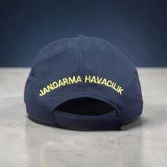 Lacivert Renk Jnd. Havacılık Nakış Şapka  (Ayarlanabilir) Sıfır Ürün