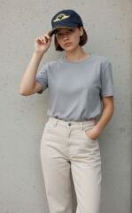 Lacivert Renk Jnd. Havacılık Nakış Şapka  (Ayarlanabilir) Sıfır Ürün