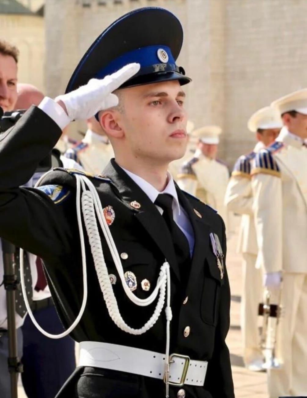 Military Fashion Ceket Kordonu Beyaz Renk(Çift Metal Marpuçları İle Birlikte)