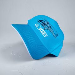 Mavi Renk Gökbey Helikopter Nakış Şapka (Ayarlanabilir) Sıfır Ürün