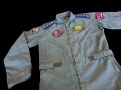 Haki Renk Uçuş Kombinezonu (Tulumu) Unisex  Model-1 (48-4/ M Beden) Orjinal Ürün