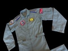 Haki Renk Uçuş Kombinezonu (Tulumu) Unisex  Model-1 (48-4/ M Beden) Orjinal Ürün