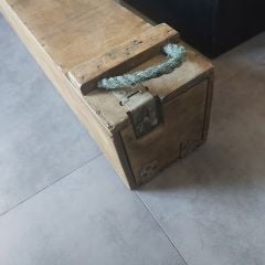115x22x25 cm. Orjinal Ahşap Sandık
