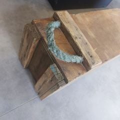 115x22x25 cm. Orjinal Ahşap Sandık