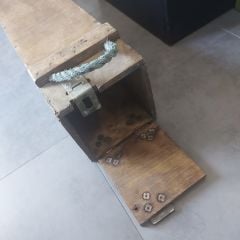115x22x25 cm. Orjinal Ahşap Sandık