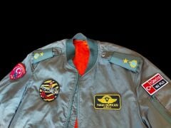 Haki Renk Uçuş Mont Model-1 (L-XL Beden) Orjinal Ürün