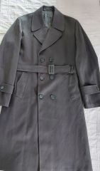 Haki Renk Harici Pardesü Unisex (Trençkot) (45C- S Beden) Sıfır Ürün