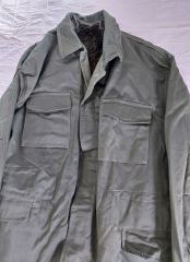 1980'ler Haki Renk Miflonlu Parka Unisex (54B-L Beden) Sıfır Ürün