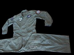 Haki Renk Uçuş Kombinezonu (Tulumu) Unisex Model-3 (M-L Beden) Orjinal Ürün