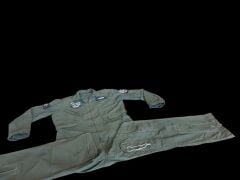 Haki Renk Uçuş Kombinezonu (Tulumu) Unisex Model-3 (M-L Beden) Orjinal Ürün