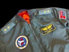 Haki Renk Uçuş Mont Unisex Model-2  (48-3/ M Beden) Orjinal Ürün