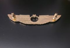 7x2 cm. Gold Metal Askeri Brove Model-5