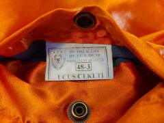 Haki Renk Uçuş Mont Unisex Model-2  (48-3/ M Beden) Orjinal Ürün