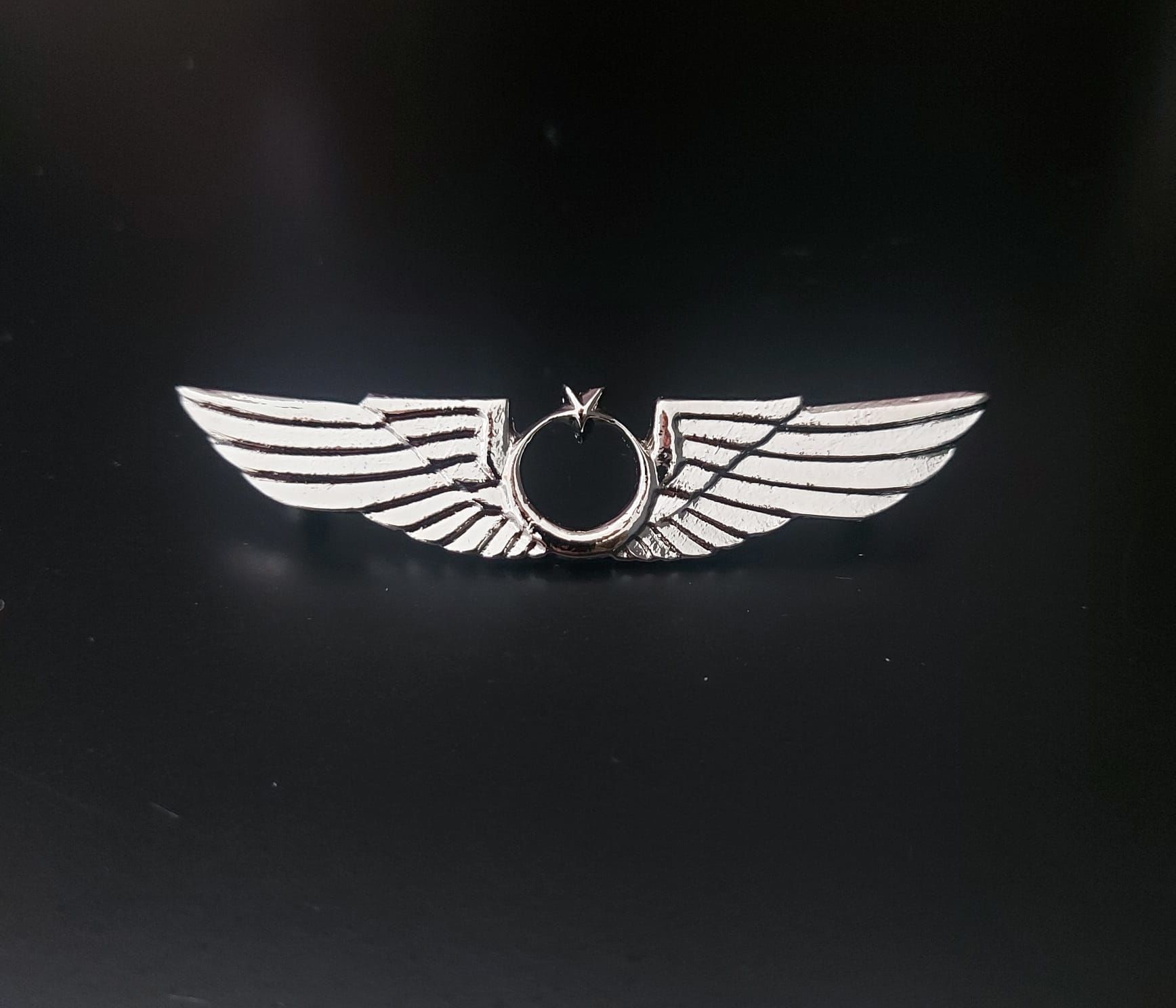 7x2 cm. Metalik Renk Metal Askeri Brove Model-5