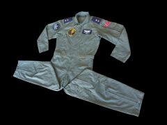 Haki Renk Uçuş Kombinezonu (Tulumu) Unisex Model-4 (M Beden) Orjinal Ürün