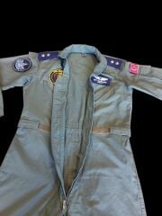 Haki Renk Uçuş Kombinezonu (Tulumu) Unisex Model-4 (M Beden) Orjinal Ürün