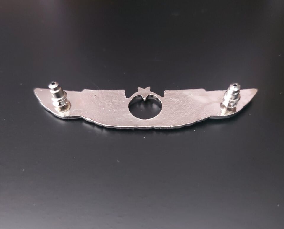 7x2 cm. Metalik Renk Metal Askeri Brove Model-5