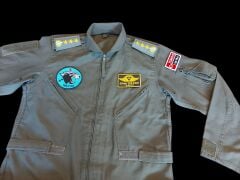 Haki Renk Uçuş Kombinezonu (Tulumu) Unisex Model-5 (52-3/ L Beden) Orjinal Ürün